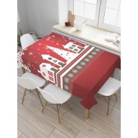 Скатерть JoyArty Рождественский город tc_19380, 120х145 см