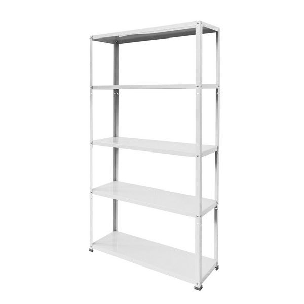 Стеллаж Ar Shelving Coolour Blanco 5 полок 30х90х175 см, металл оцинкованный