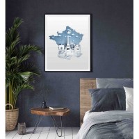 Плакат "34;Просто Постер "34; Франция 90x120 в подарочном тубусе 150795008551