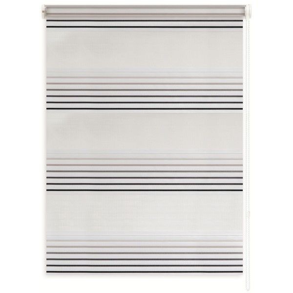 Штора рулонная день-ночь Miamoza Milan 80x160 см бежевая