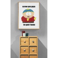 Плакат "34;Просто Постер "34; South Park : Саус Парк - Screw You Guys 90x120 в подарочном тубусе 369406775491