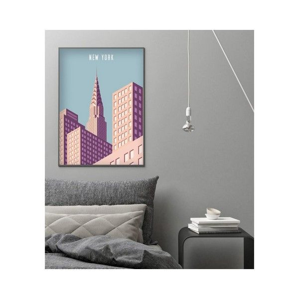 Постер в раме ПростоПостер New York City 699823170518, 50х70 см