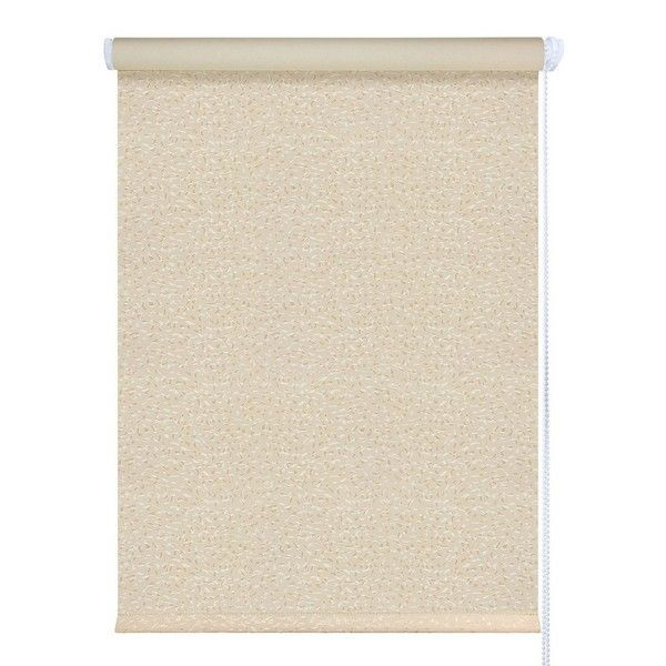 Рулонная штора Legrand Блэкаут Кристалл Legrand, 90x175, цвет крем