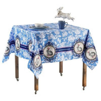 Скатерть Myatashop Кролики 56.58.89.4, 155х155 см