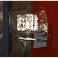 Бра LUSSOLE LSC-8001-01 E14 цвет Прозрачный