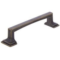 Ручка-скоба Kerron 96 мм металл цвет оксидированная бронза