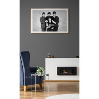 Постер "34;Просто Постер "34; The Beatles - Рок-группа 50x70 в раме Металл