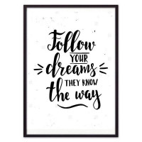 Постер Дом Корлеоне Follow your dreams… 07-0553-50х70, 50х70 см