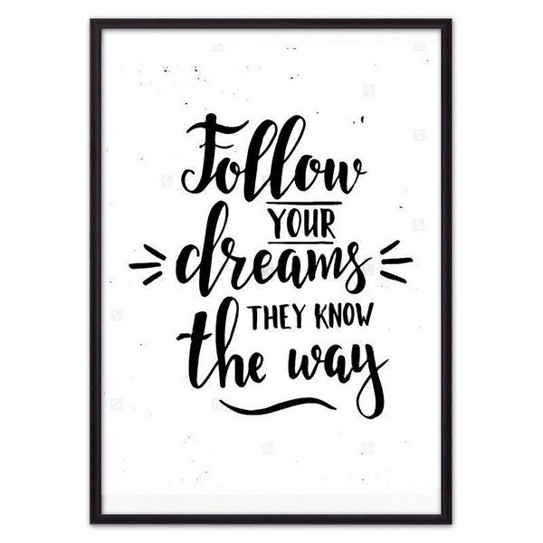 Постер Дом Корлеоне Follow your dreams… 07-0553-50х70, 50х70 см
