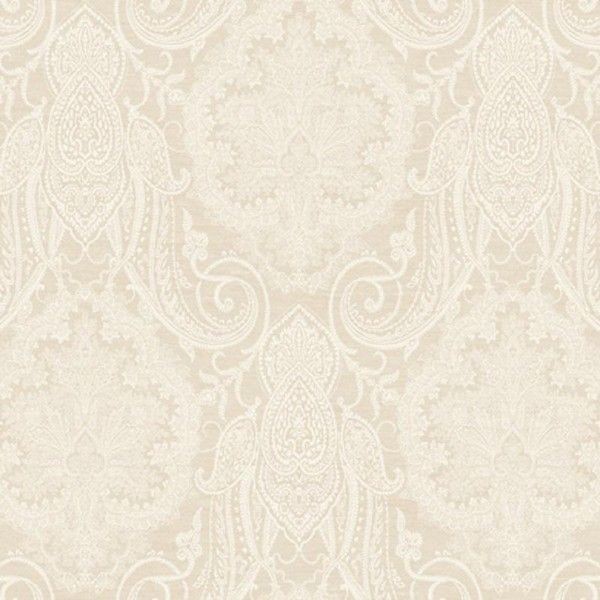 Виниловые обои York Wallcoverings бежевые EK4125 0.68 м