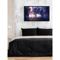 Постер "34;Просто Постер "34; Утро в японском лесу 60x90 в раме Металл