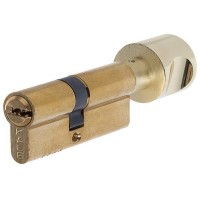 Цилиндр ключ/вертушка 40х40 золото,164 OBS SCE/80