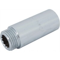 Удлинитель, внутренняя резьба, 1/2 "34;х50 мм, цвет хром