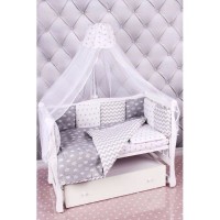 Комплект постельного белья AmaroBaby Royal Baby в кроватку, бязь 18 предметов