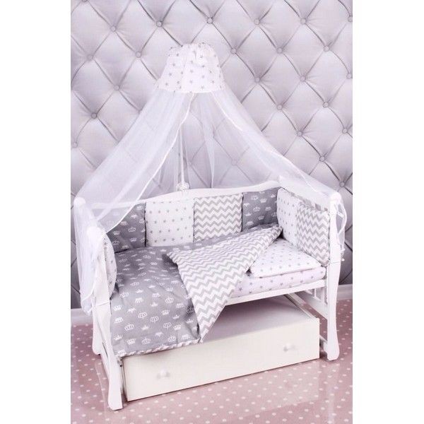 Комплект постельного белья AmaroBaby Royal Baby в кроватку, бязь 18 предметов