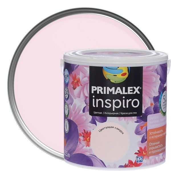Краска Primalex Inspiro 2,5 л Цветущая сакура