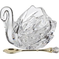 Икорница Lefard Лебедь Muza Crystal 195-112