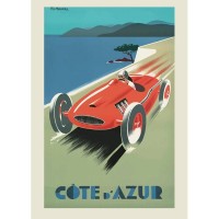 Плакат "34;Просто Постер "34; Cote d "39;Azur 90x120 в подарочном тубусе 779496004081