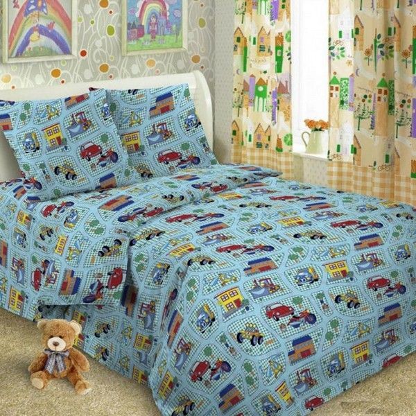 Комплект постельного белья Letto «Традиция» в кроватку, бязь