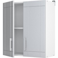 Шкаф навесной "34;Тортора "34; 60x67.6x29 см, МДФ, цвет серый