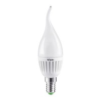 Лампа Светодиодная (Led) C37 Свеча На Ветру 07W 2700 К E14, Матов,,Тепл, Свет(10/100) 94 495