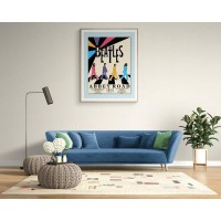 Постер "34;Просто Постер "34; The Beatles - Афиша Abbey Road 40x50 в подарочном тубусе Металл