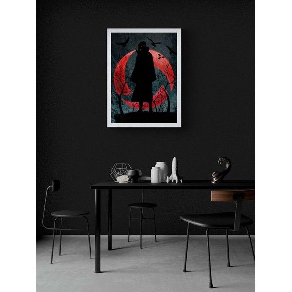 Плакат "34;Просто Постер "34; Наруто. Учиха Итачи 50x70 в раме 380205431951
