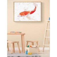 Постер "34;Просто Постер "34; Карп кои 50x70 в раме Металл