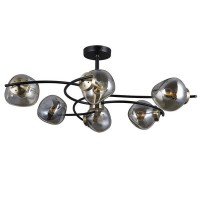 Люстра потолочная Seven Fires Dare SF4005/6C-BK-AB E14 6 ламп 18 м²