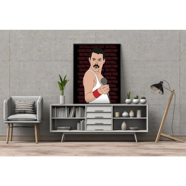 Постер ПростоПостер Freddie Mercury 418317763554, 40х50 см