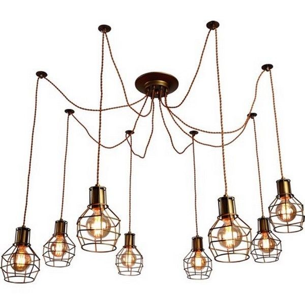 Люстра Arte Lamp Interno A9182SP-8BZ E27 8 ламп