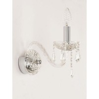 Настенный светильник Bohemia Ivele Crystal 104B.1.165.Ni E14 цвет никель