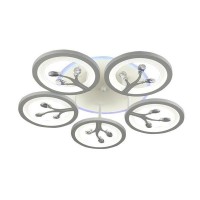 Люстра потолочная светодиодная Wedo Light Felicity 75307.01.09.05 20 м² 5 ламп