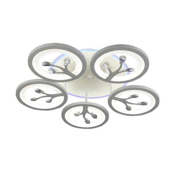 Люстра потолочная светодиодная Wedo Light Felicity 75307.01.09.05 20 м² 5 ламп