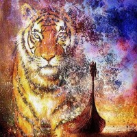 Фотообои Divino Decor Тигр E-072 200х270 см