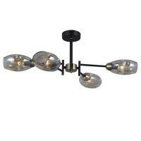 Люстра потолочная Seven Fires Tiene SF4023/4C-BK-AB E14 4 лампы 12 м²