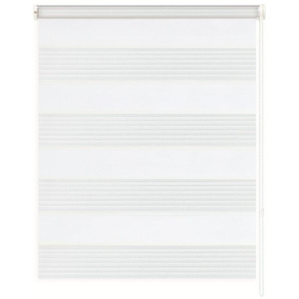 Штора рулонная день-ночь Miamoza Palermo 70x160 см белая