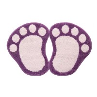 Коврик для ванной Shahintex ЛАПКИ MICROFIBER 706138 80х50 см