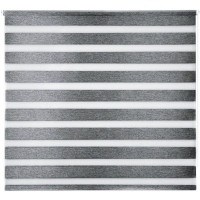 Штора рулонная день-ночь Miamoza Blackout 140x175 см, цвет серый
