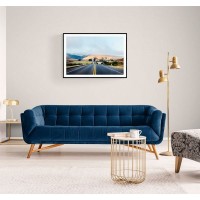 Постер "34;Просто Постер "34; Дорога в Калифорнии 50x70 в раме Металл