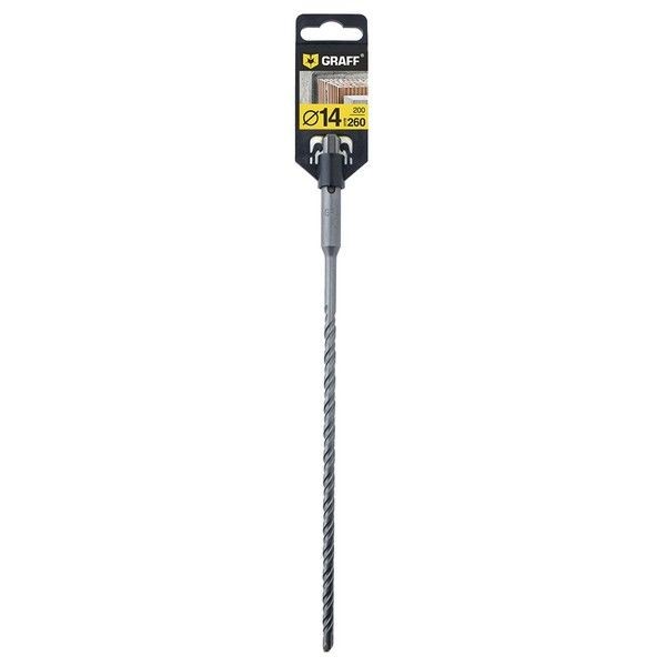 Сверло по бетону GRAFF 14x200x260 мм, SDS-plus, GSPD14260