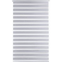 Штора рулонная день-ночь Miamoza Blackout Rain 60x160 см, цвет серый