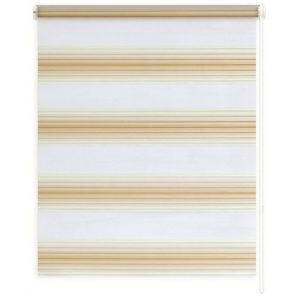Штора рулонная день-ночь Miamoza Palermo 60x160 см бежевая