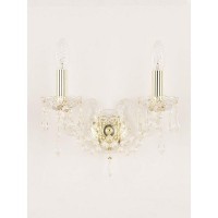 Настенный светильник Bohemia Ivele Crystal 104B.2.141.G E14 цвет золотой