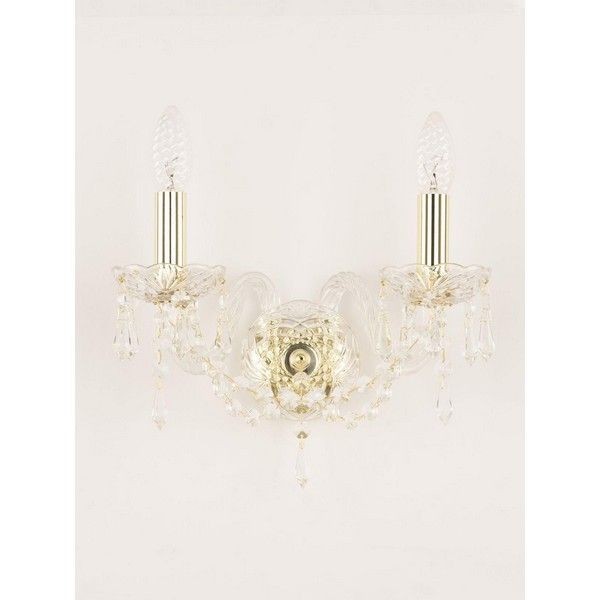 Настенный светильник Bohemia Ivele Crystal 104B.2.141.G E14 цвет золотой