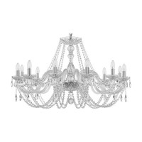 Люстра потолочная Bohemia Ivele Crystal 101.12.360.Ni E14 12 ламп 24 м²