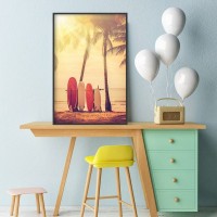 Плакат "34;Просто Постер "34; Серфборд 90x120 в подарочном тубусе 439529761731
