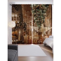 Штора JoyArty Подарки для семьи p_78656_145x265, 265 см