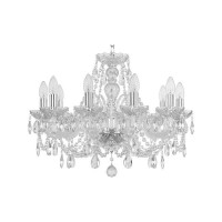 Люстра потолочная Bohemia Ivele Crystal 105.10.195.Ni E14 10 ламп 20 м²