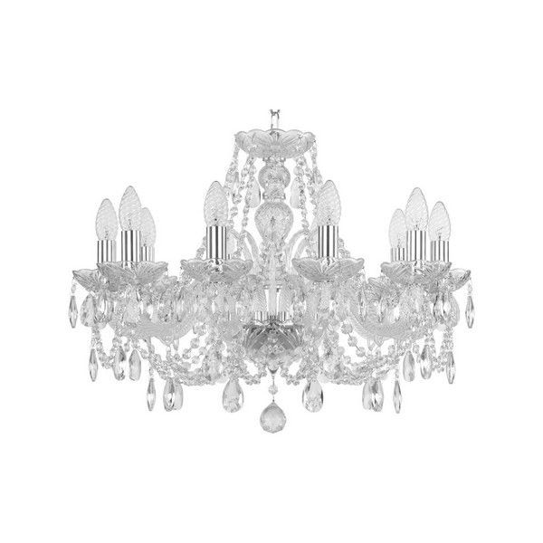Люстра потолочная Bohemia Ivele Crystal 105.10.195.Ni E14 10 ламп 20 м²